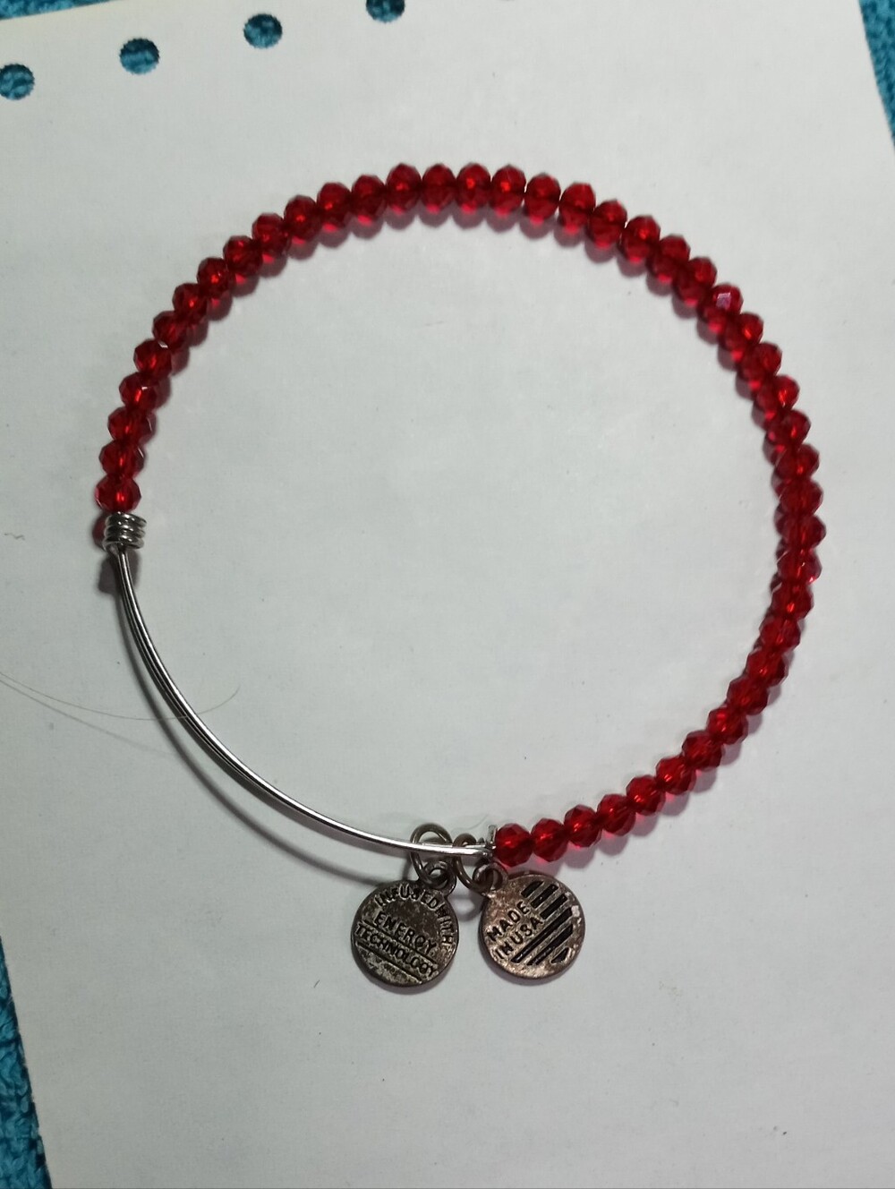Red Beaded Charm Bracelet - Women's Jewelry - Alex And Ani